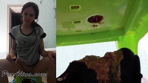 Toilet slave eats morning diarrhea - [PA]