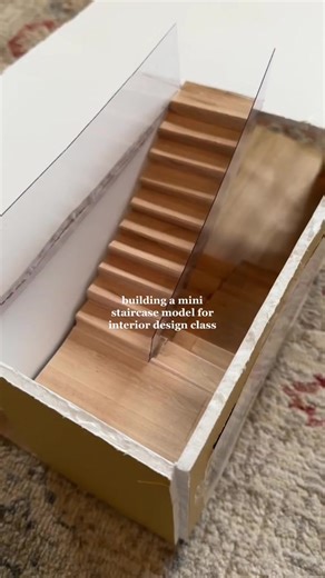 4.4K views · 25 reactions | this was kind of fun AND stair calculations make more sense now #staircase #staircasemodel #architecture #fyp #interiordesign #interiordesignstudent #modelbuilding #scalemodel Repost @phoebe | Sketchup Model Free | Facebook