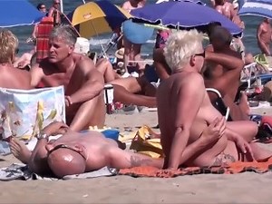Sex on the nudist beach