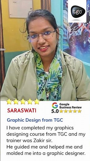 Graphic Design Course Student Review | TGC Animation and multimedia