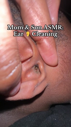 Mom & Son ASMR : Ear Cleaning. #asmr #earcleaning #asmrearcleaning #asmrsounds #asmrsouthafrica #asmrafrica