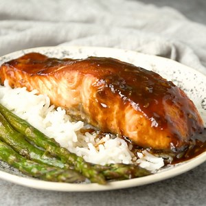Honey Miso Glazed Salmon (Video)
