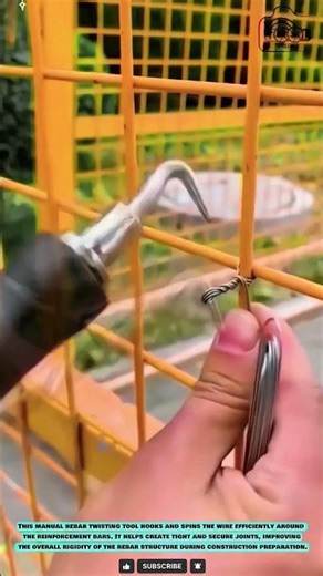 Manual Rebar Tying Tool: Tight Wire Binding #innovationtools