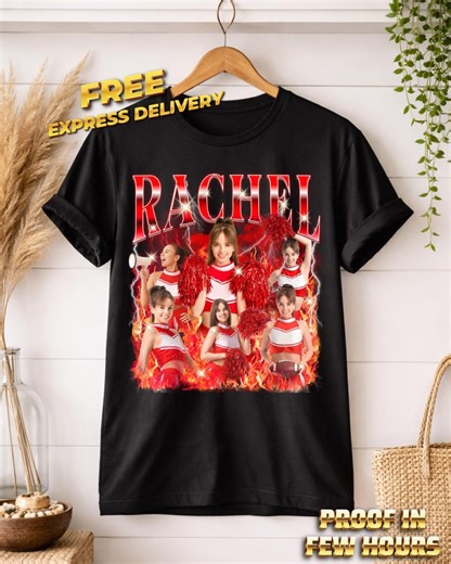 Custom Cheerleading Bootleg Shirt - Cheerleader Team T-shirt - Etsy