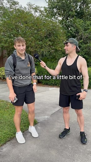 Joey Gentile | Straight college guy shares his craziest moment with his homies #lgbt #gay #streetinterview | Instagram