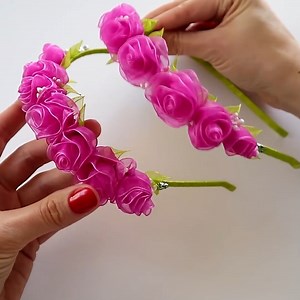 39K views · 1.6K reactions | DIY Rose Headband | MiLena Handmade | Facebook