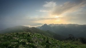 Sunset On Abago Mountain Republic Adygea 库存影片视频（100% 免版税）1027246274 | Shutterstock