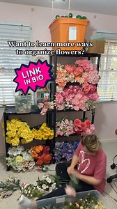 16K views · 155 reactions | Wreath Making Organization Tips - store your florals on open shelves to see your wreath making supplies at a glance. How do you store your flowers? | 3 Little Greenwoods Creations | Facebook