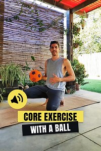 You don't need any fancy equipment to tone your abs and core. All you need is a ball! 🏀💪 P.S. If you like to become stronger and get in shape from your living room, download my free fitness-yoga cheat-sheet in here: idankirshner.com/yoga-workout | Idan Kirshner