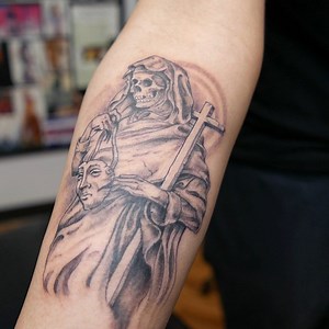 Grim reaper tattoo I worked on recently | Ses Tattoos NJ | Facebook