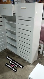 12K views · 82 reactions | This modern shoe rack from BACH have Louvered Door Design: To extend shoes' service life and our better indoor hygiene, we’d better store our shoes in a dry place with good air circulation. Out of this consideration, this shoe cabinet applies louvered doors with inset magnetic door stops for better ventilation and privacy. | BACH Furniture | Facebook