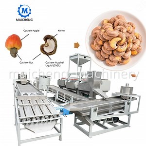 [Hot Item] Raw Cashew Nut Production Line/Cashew Nuts Processing Machine Cashew Nuts Roasting Machine