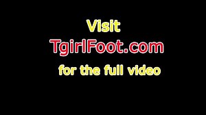 Tgirl Feet Fetisch Zum Necken Und Beulenzehen XXX Video