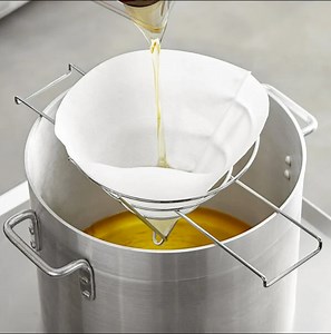 [Hot Item] Deep Fry Oil Paper Cone Filters Deep Fryer Filter Paper