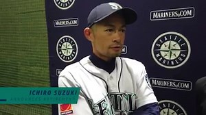 Ichiro announces retirement