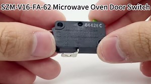 SZM-V16-FA-62 Microwave Door Switch (6-Pack) 16A 125/250V Normally Closed (NC) Replacement Compatible with LG, Kenmore, GE, Bosch Microwaves - Fixes Fan/Light Staying On & Won't Heat Issues