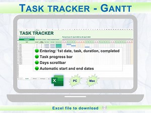 Task Tracker Gantt / Task Tracker / Gantt Chart / Gantt Chart Template / Task Tracking / Task Tracker Template / Task Tracking Template - Etsy Canada