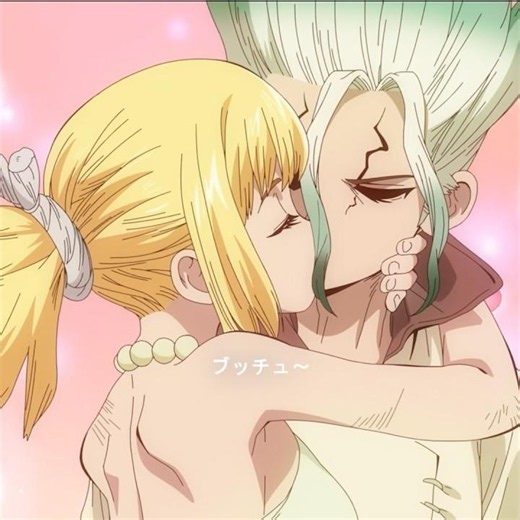 潜入バレ！琥珀が千空にキスする瞬間#アニメ#drstone #youtubeshorts #tvshow #anime #animeshorts