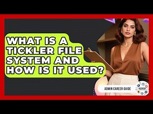 What Is A Tickler File System And How Is It Used? - Admin Career Guide