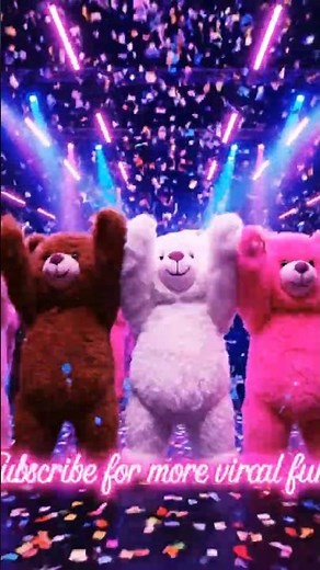 The ultimate Teddy Bear party! ✨🕺#dancingbears