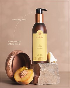 The pristine essence of Apricot Kernel Oil from the Himalayas, organic herbs, and wild Honey from the Sirumalai Forests amalgamate to create 𝐒𝐨𝐮𝐥𝐓𝐫𝐞𝐞'𝐬 𝐀𝐩𝐫𝐢𝐜𝐨𝐭 𝐌𝐨𝐢𝐬𝐭𝐮𝐫𝐢𝐬𝐞𝐫. #SoulTree #skincare #wellbeing #radiance #ayurveda #moisturise | SoulTree