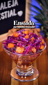 186K views · 752 reactions | Ensalada dulce de repollo morado, una...