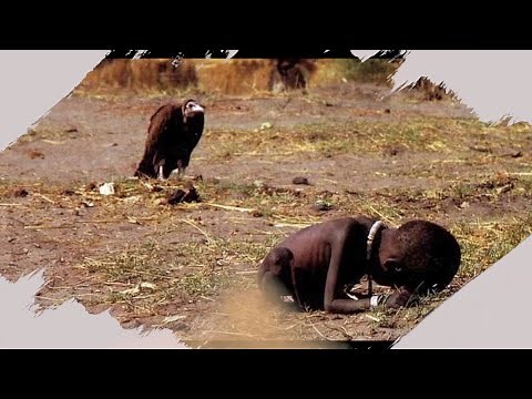 The vulture and the little girl