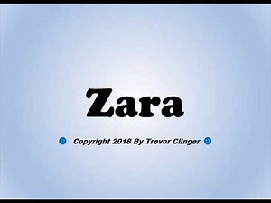 How To Pronounce Zara (Fashion Brand)