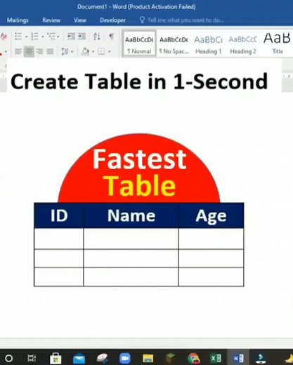 5.9K views · 30 reactions | Create Table in 1 second in Microsoft Excel #ExcelForBeginners #msexceltricks #msexcel #excelshortcuts #tipsandtricks #exceltips #microsoftexcel | Cyber Security And Tricks For Computer and Mobile | Facebook