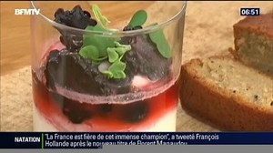 Mousse aux chantillys et fruits rouges
