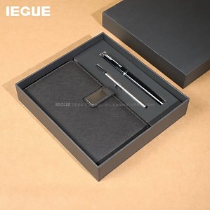 [Hot Item] 2025 Customised Diary Notebook and Pen Gift Set Luxury 3 in 1