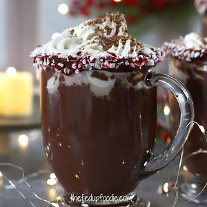 How to make thick, creamy and LUXURIOUS hot chocolate at home.☕️❤️ Recipehttps://www.thefedupfoodie.com/gourmet-hot-cocoa/ | The Fed Up Foodie | Facebook