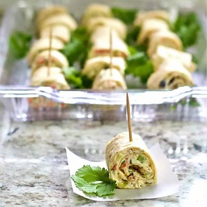 Cream Cheese Tortilla Pinwheel/Lettuce Wraps