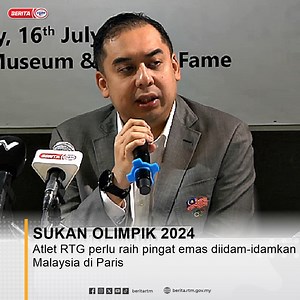 11 reactions | Sukan Olimpik 2024 : Atlet RTG perlu raih pingat emas...
