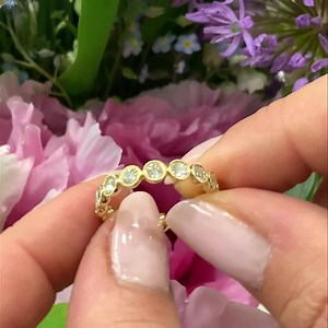 Vintage Diamond Eternity Band - - - - A vintage diamond  eternity...