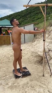 beach shower