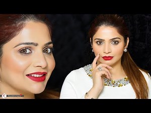 Classic RED LIPS Makeup Tutorial | Everyday Red Lip Makeup Look | Easy Glam | Krushhh By Konica