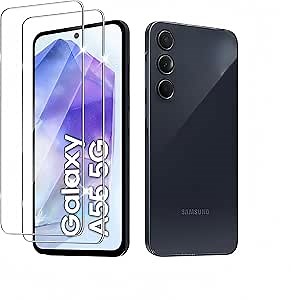 2 Pack for Samsung Galaxy A35 Screen Protector Tempered Glass, Anti-Scratch Case Friendly