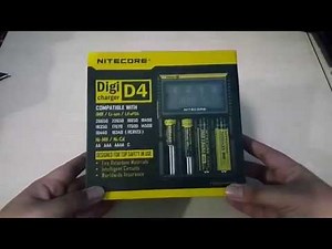 UNBOXING : NITECORE D4 DIGI-CHARGER BATTERY CHARGER