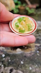 How to Make the World’s Smallest Fried Beans 🍳#shorts #minicooking