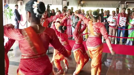 2.2K views · 97 reactions | ▪️ Prime Minister Narendra Modi received a heartfelt welcome from the Indian diaspora upon his arrival in the #Maldives ▪️PM was greeted with vibrant traditional Indian dance performances | Press Information Bureau - PIB, Government of India | Facebook