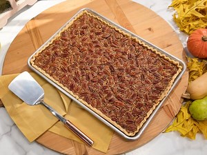 Lemon Pecan Slab Pie
