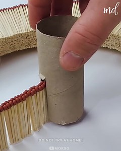 Match chain reaction volcano eruption | MetDaan DIY