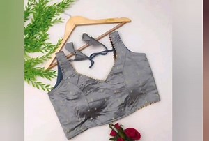 Grey Blouse Designs | Beautiful Trends