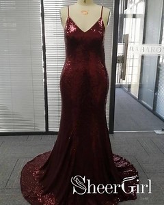✨✨✨Sparkly Collection! 💋💋💋Burgundy sexy sparkly prom dress. SKU:APD2835 👉https://bit.ly/2xcsgtC #sparklypromdress #sparklydress #sparkle #dress #prom #dresses #prom2020 #promqueendresses👑 #queen #bluedress #burgundypromdress #glitterdress #wow | Diydressstudio