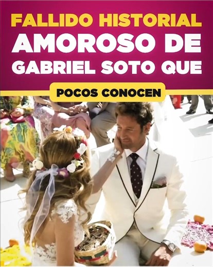 El fallido historial amoroso de Gabriel Soto que pocos conocen. Gabriel Soto ha vivido grandes romances dentro y fuera de la pantalla. El galán de telenovelas como Mi camino es amarte, La madrastra, Soltero con hijas, y Mi marido tiene más familia ha vivido historias de amor en la vida real que han dejado huella. Conoce a las mujeres que han cautivado al actor mexicano. | Todo Farándula