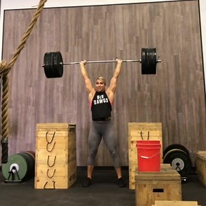 8.1K views · 139 reactions | Games-bound rookie Colleen Fotsch hits a 267.5# push jerk PR. The CrossFit Games // Colleen Fotsch | Morning Chalk Up | Facebook