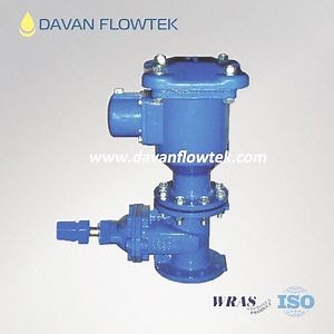 [Hot Item] Válvula de aire de hierro dúctil de orificio simple, orificio doble, brida de triple función con rosca y grifo de aislamiento Pn10/16/25 Dvav-001