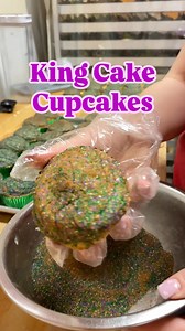 During Mardi Gras season we eat king cake! King cake cupcakes are available daily at all three bakery locations through Fat Tuesday! Plus we have a gluten-free option this year too. #nashvillefood | The Cupcake Collection