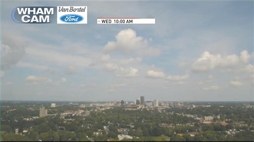 Did you see the Dick's Sporting Goods blimp flying over #ROC around lunch today? Take a look at our WHAM Cam time lapse. It caught the blimp in action today. | Mark McLean 13 WHAM